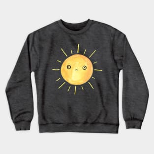 Sad sun Crewneck Sweatshirt